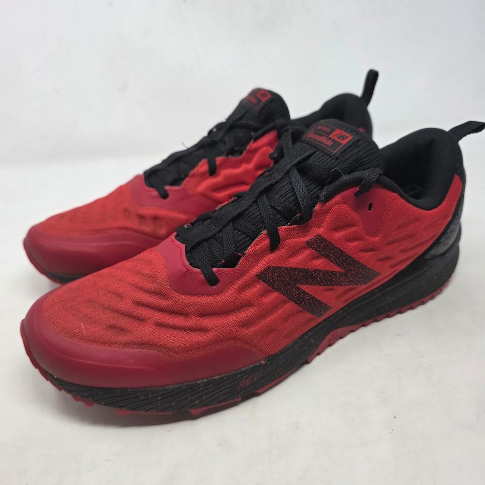 New Balance Mens Nitrel v3 Trail Running Shoes 12 Red Black Lightweight